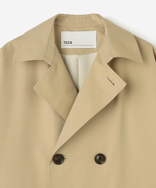 TICCA（ティッカ）の「TICCA | テントトレンチコート WOMEN（トレンチコート・レディース・ベージュ・1）」の6枚目の写真