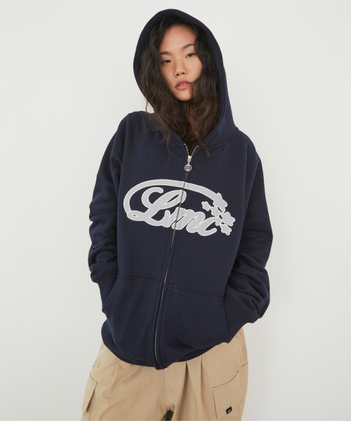 LMCの「STAR APPLIQUE LOGO ZIP-UP HOODIE heather gray（パーカー・レディース・その他・SMALL/MEDIUM/LARGE/X-LARGE）」の4枚目の写真