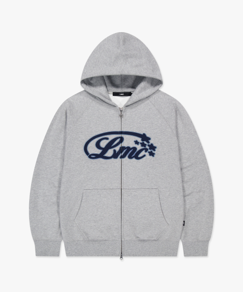 LMCの「STAR APPLIQUE LOGO ZIP-UP HOODIE heather gray（パーカー・レディース・その他・SMALL/MEDIUM/LARGE/X-LARGE）」の5枚目の写真