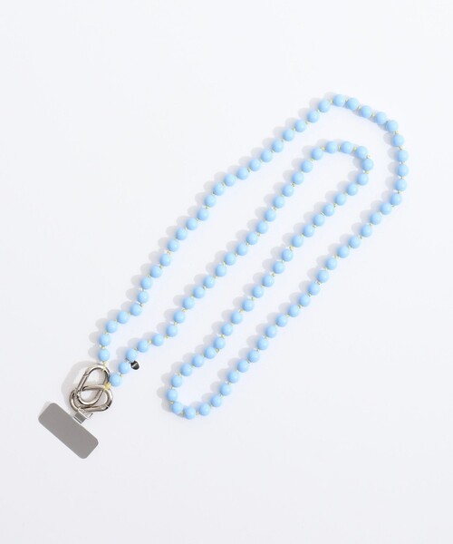 NOLLEY’S（ノーリーズ）の「NOLLEYS スマホストラップ L（チャーム・レディース・オフホワイト/サックスブルー/パープル・FREE）」の8枚目の写真