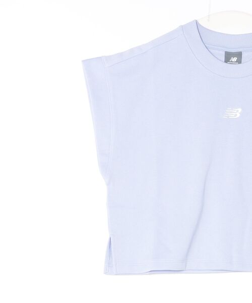 NEW BALANCE（ニューバランス）の「フレンチテリーTシャツ（Tシャツ/カットソー・レディース・ライトパープル・SMALL/LARGE/X-LARGE）」の9枚目の写真