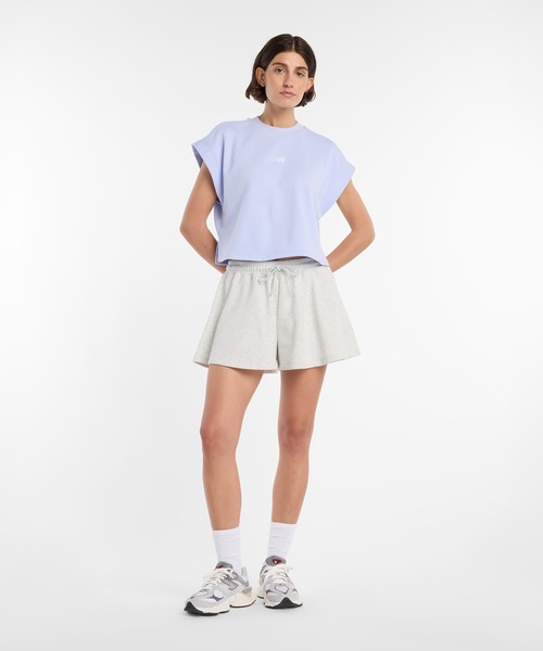 NEW BALANCE（ニューバランス）の「フレンチテリーTシャツ（Tシャツ/カットソー・レディース・ライトパープル・SMALL/LARGE/X-LARGE）」の7枚目の写真