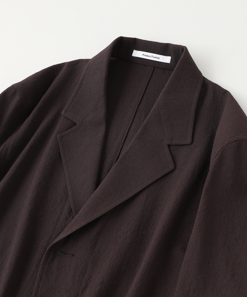 Product Twelve（プロダクトトゥエルブ）の「Product Twelve（プロダクトトゥエルブ）Techno Wool Work Jacket（その他アウター・メンズ・ブラウン/ブラック・3/1/2）」の4枚目の写真