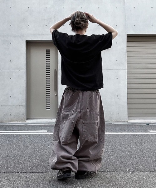YACA(ヤーカ)の「Loose Denim Pigment PT/ルーズデニムピグメントパンツ【unisex item】(チノパンツ・レディース・チャコールグレー/ブラウン/アイボリー・FREE)」の21枚目の写真