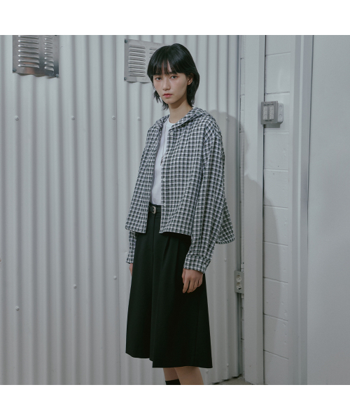 LAP（ラップ）の「バミューダワンタックスラックス AS1WP261（スラックス・レディース・ブラック・MEDIUM/SMALL）」の6枚目の写真