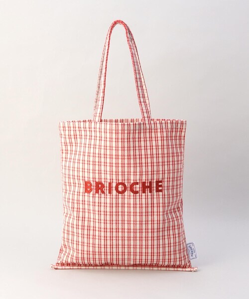 212 KITCHEN STORE(トゥワントゥキッチンストア)の「フレンチエピスリーマルシェトート CHECK/RED(エコバッグ/サブバッグ・レディース・その他・00)」の2枚目の写真