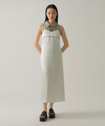 Ray BEAMS | サテン ドット キャミワンピース(ワンピース)