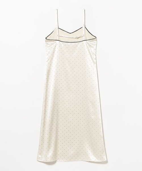 Ray BEAMS（レイビームス）の「サテン ドット キャミワンピース（ワンピース・レディース・ブラック/オフホワイト・1/0）」の19枚目の写真