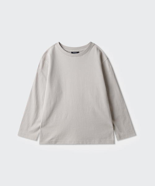 MUSINSA STANDARD KIDS（ムシンサスタンダードキッズ）の「リラックスドクルーネック長袖Tシャツ[マッシュルーム]（Tシャツ/カットソー・レディース・その他・130/120/110/100/150/140）」の6枚目の写真
