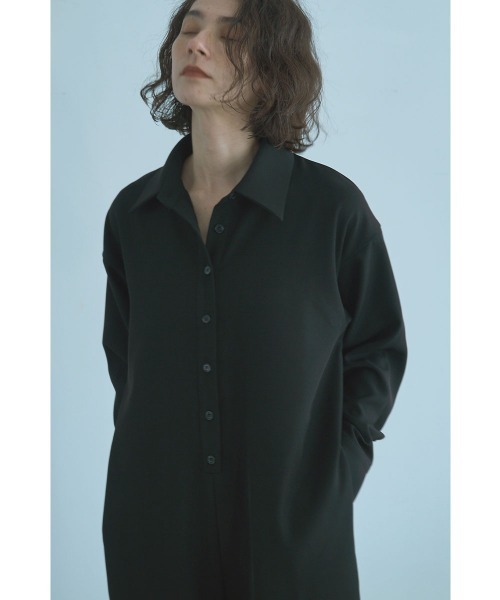 marjour（マージュール）の「SHIRT PANTS DRESS（サロペット/オーバーオール・レディース・ブラック/チャコールグレー・M/S）」の3枚目の写真