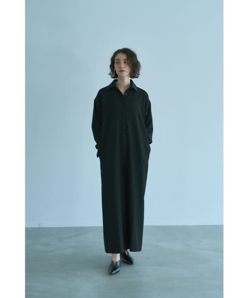 marjour（マージュール）の「SHIRT PANTS DRESS（サロペット/オーバーオール・レディース・ブラック/チャコールグレー・M/S）」の5枚目の写真