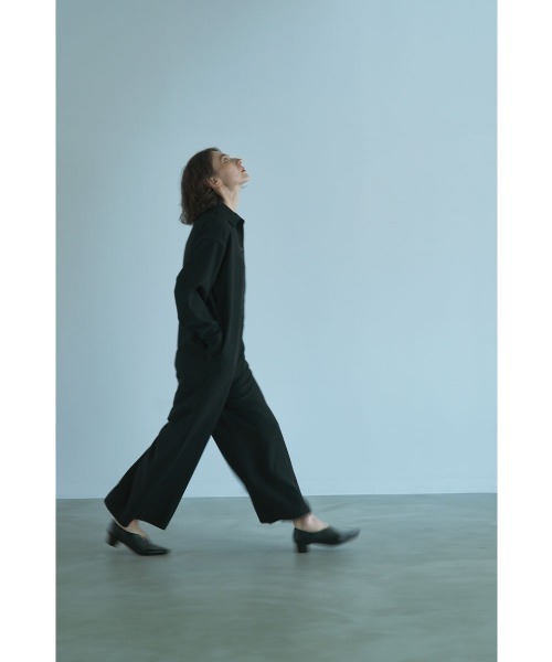 marjour（マージュール）の「SHIRT PANTS DRESS（サロペット/オーバーオール・レディース・ブラック/チャコールグレー・M/S）」の6枚目の写真