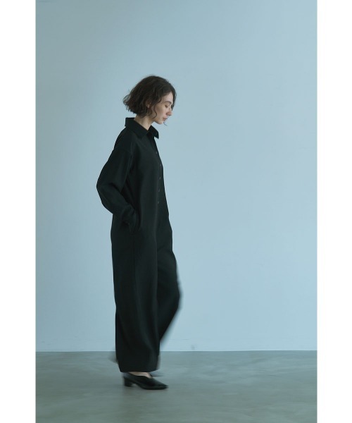 marjour（マージュール）の「SHIRT PANTS DRESS（サロペット/オーバーオール・レディース・ブラック/チャコールグレー・M/S）」の7枚目の写真