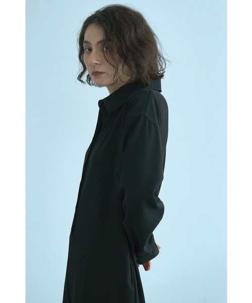 marjour（マージュール）の「SHIRT PANTS DRESS（サロペット/オーバーオール・レディース・ブラック/チャコールグレー・M/S）」の11枚目の写真