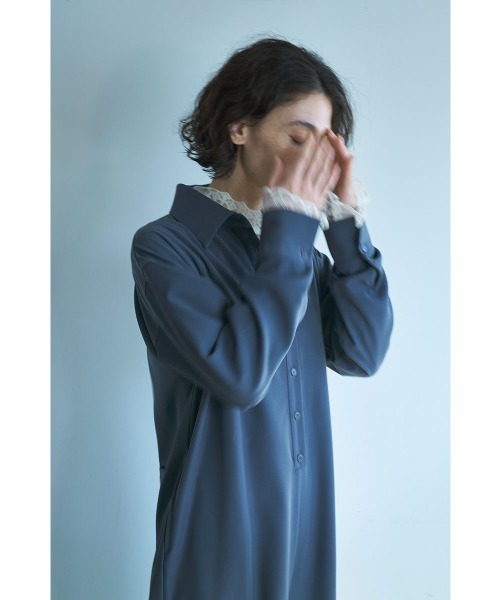 marjour（マージュール）の「SHIRT PANTS DRESS（サロペット/オーバーオール・レディース・ブラック/チャコールグレー・M/S）」の17枚目の写真
