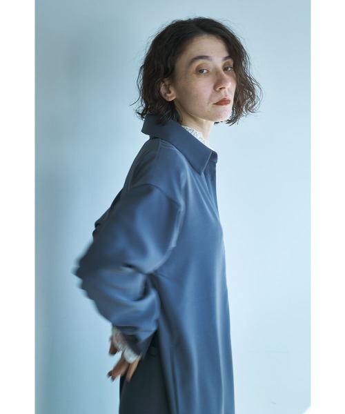 marjour（マージュール）の「SHIRT PANTS DRESS（サロペット/オーバーオール・レディース・ブラック/チャコールグレー・M/S）」の20枚目の写真