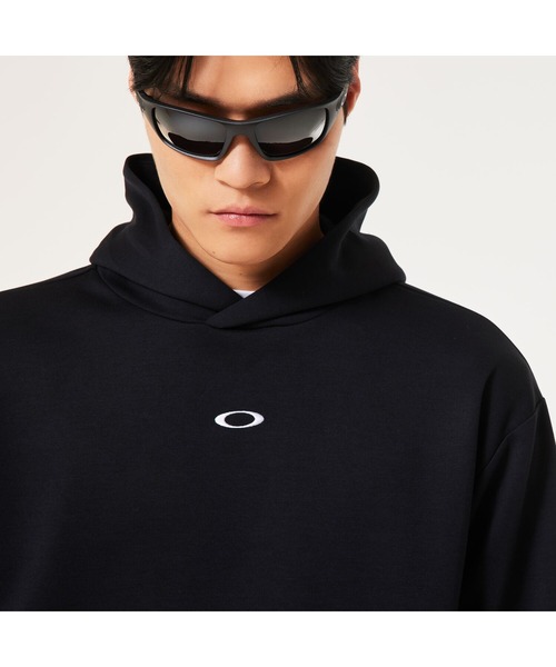 OAKLEY(オークリー)の「オークリー ENHANCE QD FLEECE HOODIE EVO 4.7/フーディー/スポーツ・トレーニング/MENS/メンズ/吸汗速乾/OAKLEY(パーカー・メンズ・ブラック/ライトグレー/ネイビー・S/XS/M/XL)」の1枚目の写真