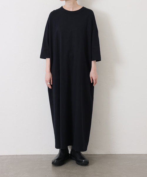 JOURNAL STANDARD LUXE(ジャーナルスタンダード ラックス)の「《追加》クラシックテンジク スタンダードクルーネックワンピース(ワンピース・レディース・ブラック・MEDIUM/SMALL)」の10枚目の写真