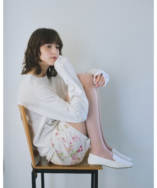 Launa lea（ラウナレア）の「【26春夏新作】スクエアトゥクラシックローファー(0617)（ローファー・レディース・シルバー/ブラック/アイボリー/イエロー・22.0cm/22.5cm/23.0cm/23.5cm/24.0cm/24.5cm/25.0cm）」の6枚目の写真