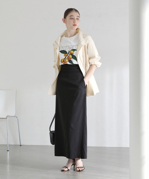 La TOTALITE(ラトータリテ)の「【洗える】fruit print Tシャツ(Tシャツ/カットソー・レディース・ホワイト系その他/ホワイト・FREE)」の9枚目の写真