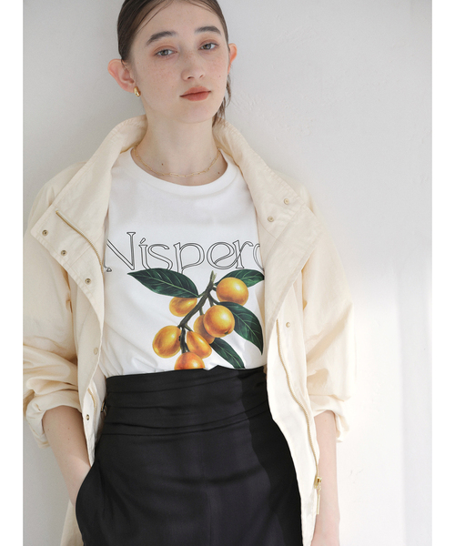 La TOTALITE(ラトータリテ)の「【洗える】fruit print Tシャツ(Tシャツ/カットソー・レディース・ホワイト系その他/ホワイト・FREE)」の11枚目の写真