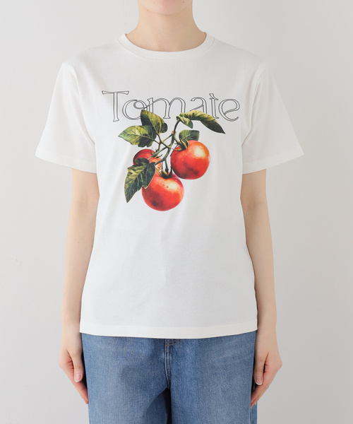 La TOTALITE(ラトータリテ)の「【洗える】fruit print Tシャツ(Tシャツ/カットソー・レディース・ホワイト系その他/ホワイト・FREE)」の19枚目の写真