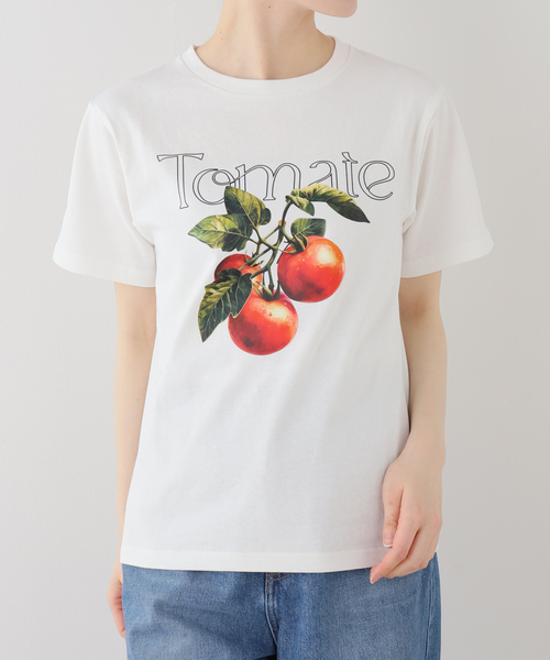 La TOTALITE(ラトータリテ)の「【洗える】fruit print Tシャツ(Tシャツ/カットソー・レディース・ホワイト系その他/ホワイト・FREE)」の20枚目の写真