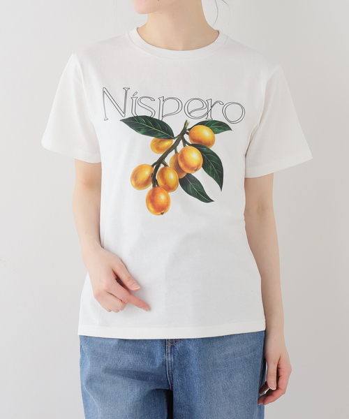 La TOTALITE(ラトータリテ)の「【洗える】fruit print Tシャツ(Tシャツ/カットソー・レディース・ホワイト系その他/ホワイト・FREE)」の22枚目の写真