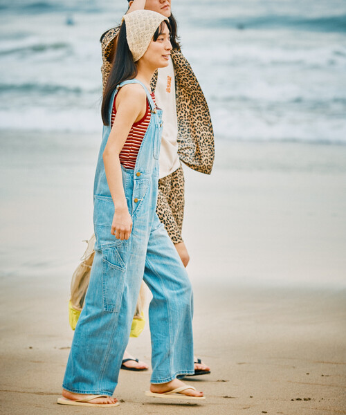FREAK'S STORE(フリークスストア)の「【Beach & Festival】カップ付き ボーダーキャミソール(キャミソール・レディース・レッド/ブラウン/ブラック・MEDIUM/SMALL)」の21枚目の写真