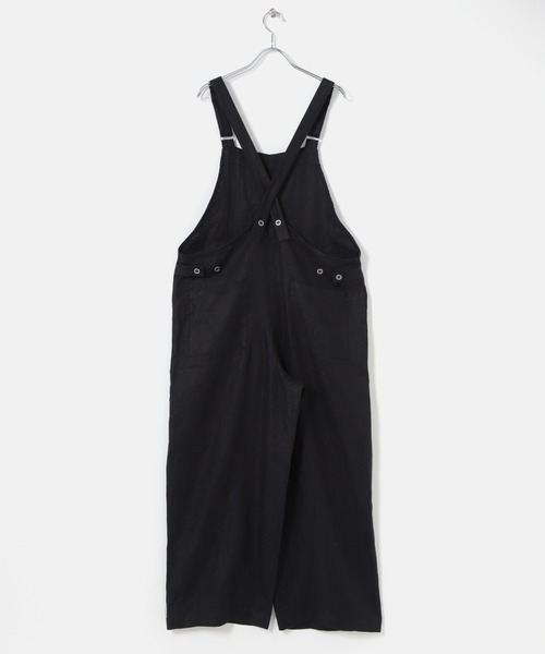 かぐれ（カグレ）の「リネンバッククロスサロペット（サロペット/オーバーオール・レディース・グレー/スミクロ・FREE）」の21枚目の写真