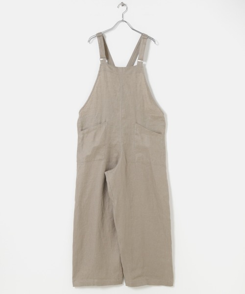 かぐれ（カグレ）の「リネンバッククロスサロペット（サロペット/オーバーオール・レディース・グレー/スミクロ・FREE）」の19枚目の写真