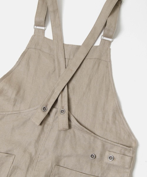 かぐれ（カグレ）の「リネンバッククロスサロペット（サロペット/オーバーオール・レディース・グレー/スミクロ・FREE）」の22枚目の写真