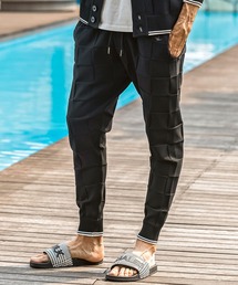 1PIU1UGUALE3 RELAX | 1PIU1UGUALE3 RELAX(ウノピゥウノウグァーレトレ リラックス)ブロックニット ロングパンツ(その他パンツ)