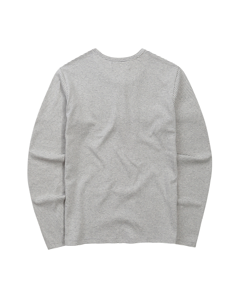 EEERRR(イイイ・アールアールアール)の「Saint of desire stripe henry neck long sleeve (Melange)(Tシャツ/カットソー・レディース・その他・FREE)」の6枚目の写真