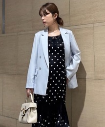 FRAY I.D | ダブルテーラードジャケット/ウォッシャブル・UVカット・防シワ・接触冷感(テーラードジャケット)