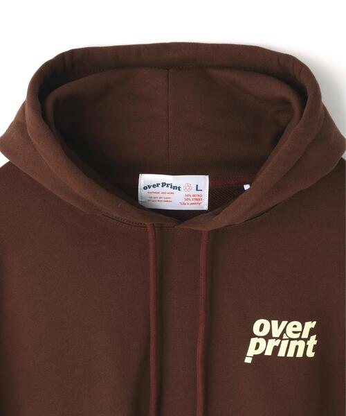 over print(オーバープリント)の「overprint/オーバープリント/GALLERY HOODIE A(パーカー・レディース・その他3/ブラウン・L/M/XL)」の6枚目の写真