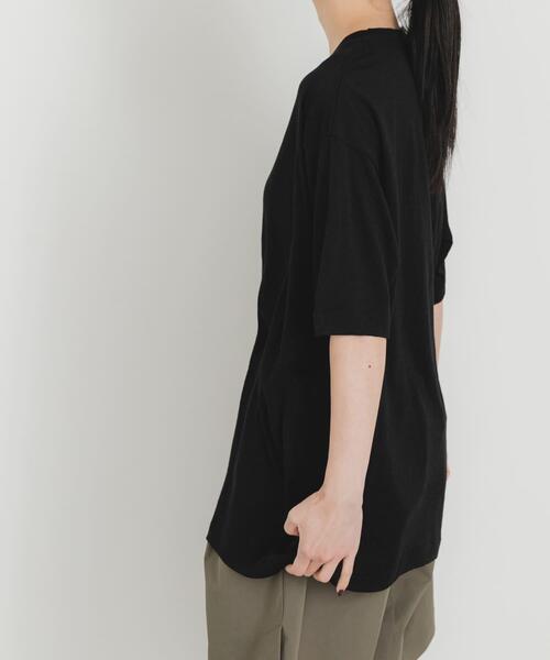 EKAL(エカル)の「MERINO WOOL SHORT-SLEEVE T-SHIRTS(Tシャツ/カットソー・メンズ・ブラック/チャコールグレー・LARGE/MEDIUM/X-LARGE)」の8枚目の写真