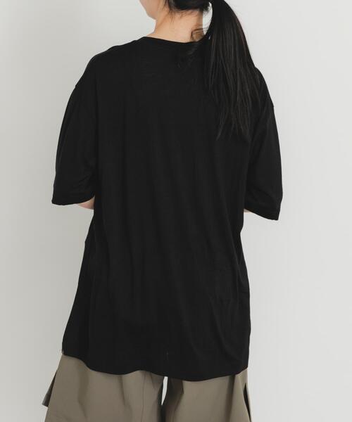 EKAL(エカル)の「MERINO WOOL SHORT-SLEEVE T-SHIRTS(Tシャツ/カットソー・メンズ・ブラック/チャコールグレー・LARGE/MEDIUM/X-LARGE)」の9枚目の写真