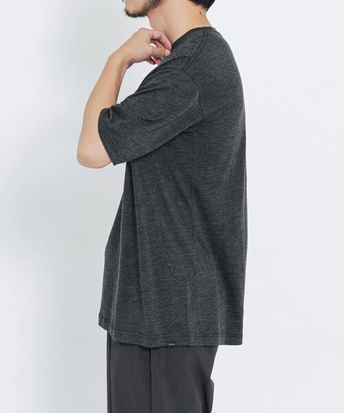 EKAL(エカル)の「MERINO WOOL SHORT-SLEEVE T-SHIRTS(Tシャツ/カットソー・メンズ・ブラック/チャコールグレー・LARGE/MEDIUM/X-LARGE)」の16枚目の写真