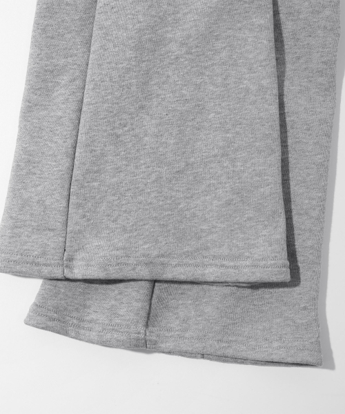 KIJIKO（キジコ）の「ke611-Bootcut Skirt Pants Melange Gray（スウェットパンツ・レディース・グレー・FREE）」の7枚目の写真