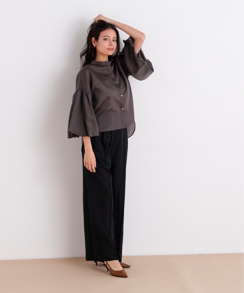 PINKY&DIANNE（ピンキーアンドダイアン）の「◆シアーワイドパンツ（その他パンツ・レディース・ブラック/ブルー・38/36）」の11枚目の写真