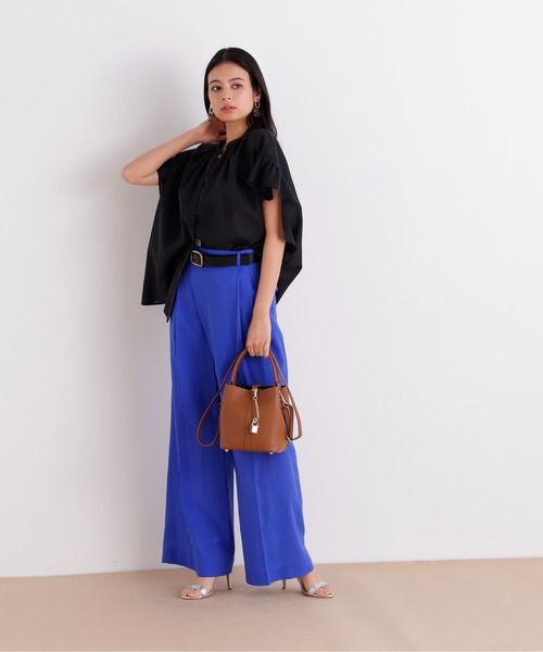 PINKY&DIANNE（ピンキーアンドダイアン）の「◆シアーワイドパンツ（その他パンツ・レディース・ブラック/ブルー・38/36）」の6枚目の写真