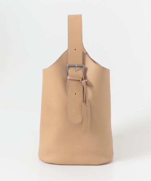 The Bagmati（ザバグマティ）の「『一部別注カラー』BAGMATI　レザーワンショルダーバッグ（ハンドバッグ・レディース・グリーン/ナチュラル・-）」の6枚目の写真