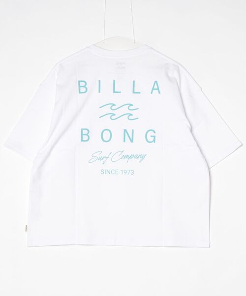 BILLABONG(ビラボン)の「【別注】ビラボン BILLABONG アウトドアカジュアル 半袖Tシャツ CLEAN LOGO LOOSE TEE ALPEN 限定コラボ(Tシャツ/カットソー・レディース・ブルー/ブラック/ホワイト・M/L)」の4枚目の写真