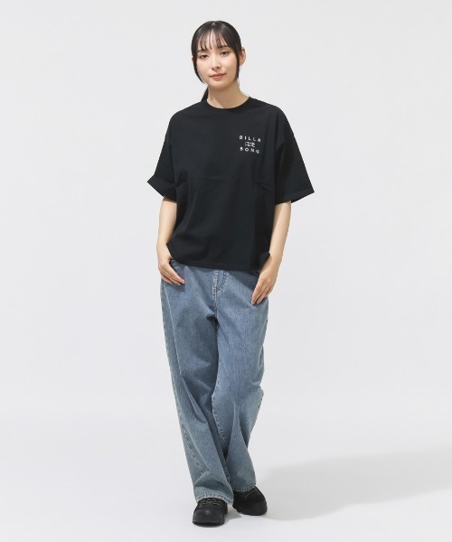 BILLABONG(ビラボン)の「【別注】ビラボン BILLABONG アウトドアカジュアル 半袖Tシャツ CLEAN LOGO LOOSE TEE ALPEN 限定コラボ(Tシャツ/カットソー・レディース・ブルー/ブラック/ホワイト・M/L)」の8枚目の写真