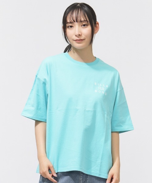 BILLABONG(ビラボン)の「【別注】ビラボン BILLABONG アウトドアカジュアル 半袖Tシャツ CLEAN LOGO LOOSE TEE ALPEN 限定コラボ(Tシャツ/カットソー・レディース・ブルー/ブラック/ホワイト・M/L)」の5枚目の写真