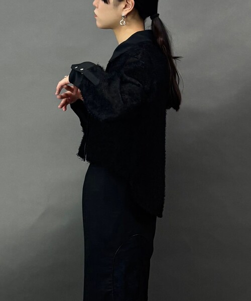 NICOLE white（ニコルホワイト）の「フリンジシャツ（シャツ/ブラウス・レディース・ブラック・FREE）」の17枚目の写真