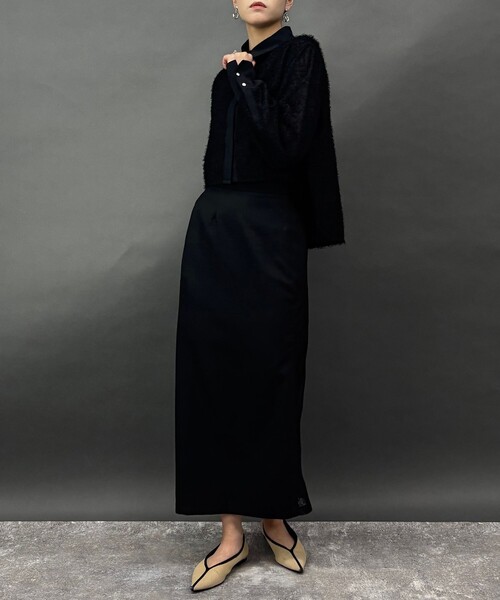 NICOLE white（ニコルホワイト）の「フリンジシャツ（シャツ/ブラウス・レディース・ブラック・FREE）」の18枚目の写真