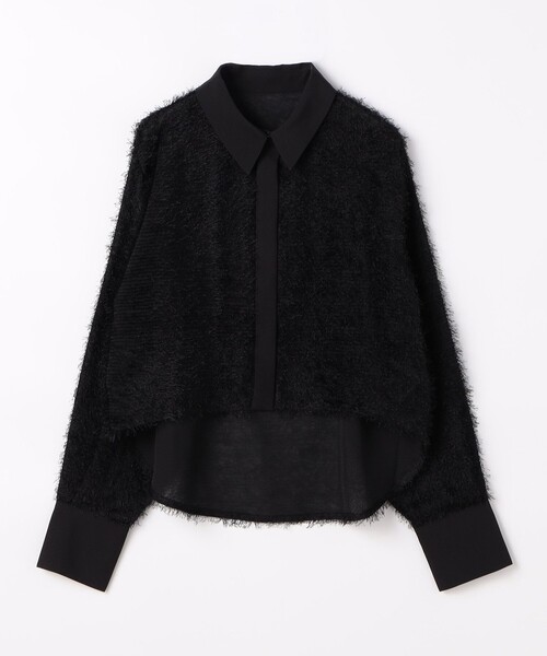 NICOLE white（ニコルホワイト）の「フリンジシャツ（シャツ/ブラウス・レディース・ブラック・FREE）」の9枚目の写真