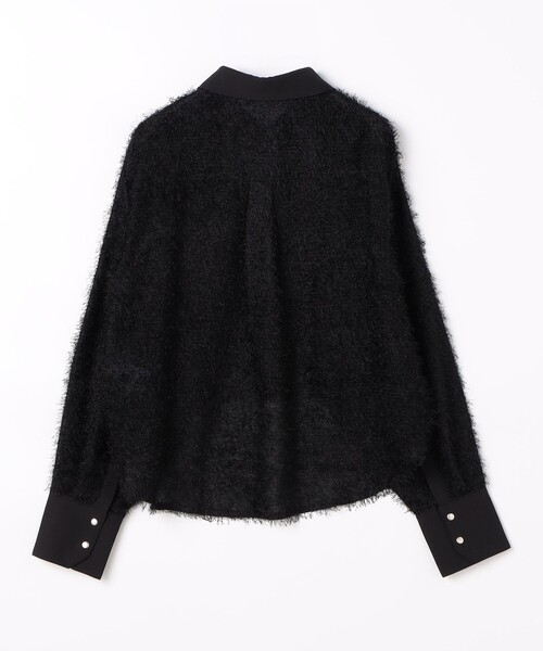 NICOLE white（ニコルホワイト）の「フリンジシャツ（シャツ/ブラウス・レディース・ブラック・FREE）」の10枚目の写真